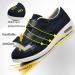 TEPtdirio Women's Diabetic Shoes Extra Wide Walking Sneakers - Gray, Size 40 | Adjustable Strap, Easy On/Off, Support Insoles for Swollen Feet - Buy Online on GoSupps.com