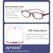 Women s Magnifying Glasses 2-Pack | Blue Light Blocking Reading Glasses | Flexible TR90 | 1.5x Red & Purple Readers - Buy Online on GoSupps.com
