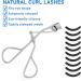 Sibba Eyelash Pliers with 10 Silicone Pads | Rose Gold Lash Curler for Women | Effortlessly Curl Eyelashes | Fits All Eye Shapes (Silver) - Buy Online on GoSupps.com