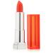 Maybelline New York Color Sensational Vivids Lipcolor  Vibrant Mandarin  0.15 Ounce