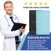 Oversized Gel Ice Pack 12 x 21 - Cold Compress for Pain Relief - Reusable & Flexible - Ideal for Back, Shoulder, Hip, Knee - Soft Fabric Cover - Blue - Buy Online on GoSupps.com