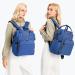 KONO Baby Diaper Bag Backpack - Multifunctional Travel Backpack with Large Capacity & 2 Stroller Straps (Blue) - E6705 BE M - Buy Online on GoSupps.com