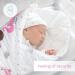 Newborn Cotton Baby Swaddle Wrap Blanket 0-3 Months - Grey Dancer Design - Buy Online on GoSupps.com