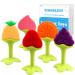 Teething Toys (5 Pack) - Tinabless Infant Teething Keys Set, BPA-Free, Natural Organic Freezer Safe for Infants and Toddlers, Silicone Baby Teethers 5 Packs