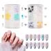 3D Butterfly Nail Charms 2Boxes 12Grids Butterfly Tulip Nail Art Charms Resin Nail Charms and Gems Nail Supplies for Nail Art Design Decoration Jewelry Accessories DIY Crafts (D Pattern)