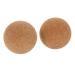 Healeved 2st yoga ball made of cork massage device Foot reflexion massage cork ball for the foot body massage ball wood massage balls multi-purpose the ball roll fascia ball scrollrad fitness yoga ball