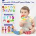 AZEN 20Pcs Baby Rattles Toys for 0-12 Month  Infant Newborn Toddler Toys for 0-6 Months  Baby Toys for 6 to 12 Months  Girl Boy Gifts Set with Teethers and Wrist Socks A-20pcs - Buy Online on GoSupps.com