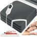 Kesser heat under bed 150x80cm with automatic switch -off remote control |Heating blanket with 3 temperature levels |Heat bed pad for the bed mattress heating |Heat ceiling made of soft fleece heating cushion 150x80cm anthracite - without pattern