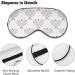 Soft Light-Blocking Tennis Racket & Balls Sleep Mask for Women - Adjustable Eye Cover & Shades - Buy Online on GoSupps.com