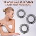 Clear Full Circle Stretch Comb Headband Set for Women - 3pcs Tooth Flexible Plastic Comb - Buy Online on GoSupps.com