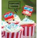 S-Cp-0011 Ice Cream Fruit Dessert Cupcake Topper Colorful Glitter Happy Birthday Sensory Pop Game Theme Decor Supplies Baby Shower Boys Girls Birthday Party Decorations - Buy Online on GoSupps.com