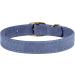 Murom Adjustable Soft Genuine Leather Cat Collar - Smoky Blue - Buy Online on GoSupps.com