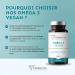 Vegan Omega 3 | Patented OmegaVie Oil from Schizochytrium Microalgae | 300 mg DHA and 150 mg EPA per Capsule | Guaranteed No Heavy Metals | 60 Capsules | Made in France | Terravita - Buy Online on GoSupps.com
