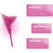 YESINDEED Female Urination Device - Silicone Funnel Urine Cup for Women - Portable, Reusable, and Easy to Clean - Purple - Buy Online on GoSupps.com