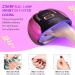 Voolcaoo UV Nail Lamp for Gel Nails - 256W High Power LED 4 Timer Settings Automatic Sensor | Professional Manicure Tool - Buy Online on GoSupps.com