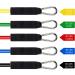 Premium Resistance Bands Set - 5 Stackable Exercise Bands Loop Bands Core Sliders & Accessories for Complete Workouts - International Shipping Available - Buy Online on GoSupps.com