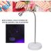 LAJS UV LED Nail Lamp 3W | Rotatable Gooseneck Gel Nail Light | 60S Timing | Salon & Home Gel Curing Lamp - Buy Online on GoSupps.com