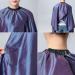 Waterproof Hair Cutting Cape for Salon & Barber - Purple Stretch Design - Buy Online on GoSupps.com