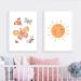 Taicols Set of 4 Boho Posters for Children's Rooms | Din A4 Wall Art Decoration for Girls' Baby Rooms - Buy Online on GoSupps.com