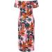 Briskorry V-Neck Floral Dress for Women - Elegant Summer Festival & Party Dress with Ruffled Hem | Shop Vintage Business Dresses Online - Buy Online on GoSupps.com