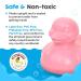 CelebriDucks Pink Good Duck PVC-Free Baby Teether- Safe and Fun Teething Toy - Buy Online on GoSupps.com