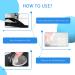 Gel Metatarsal Pads for Thong Sandals | No-Slip Silicone Inserts & Self-Adhesive Toe Protectors for Pain Relief - Buy Online on GoSupps.com