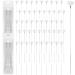 Geiserailie 50 Pcs Goose Feather Ear Wax Cleaning Stick Metal Fluffy Earwax Remover Cleaning Tools Earpick Ear Sticks Cleaning for Ear Care Supplies