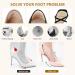 FlyCoco Heel Pads - 6 Pairs Anti-Slip High Heel Cushions & Back Inserts | Comfort & Pain Relief for Women & Men | Breathable Shoe Inserts in Black + Beige - Buy Online on GoSupps.com