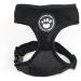 Waterproof Mesh Fabric Dog Harness Leash - Adjustable & Soft with Clip (Black, Size Small) - Buy Online on GoSupps.com