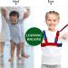 RosewineC Walking Harness & Safety Leash Set | Anti-Lost Child Toddler Rope Hand Belt | Safety Wrist Link for Kids | Baby Leash in Red & Blue - Buy Online on GoSupps.com