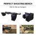 KOSIBATE Shooting Rest Bag w/ Rear Squeeze Bag - Gun & Rifle Sandbag for Precision Shooting | Black - Buy Online on GoSupps.com