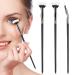 3PCS Folding Lash Brushes Set - Scalloped Mascara Fan Brush & Soft Eyebrow Comb - Eye Makeup Tools for Perfect Lash Application - Buy Online on GoSupps.com