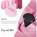 2 Pcs Triangle Velvet Makeup Powder Puffs Set - Pink & Black | Soft Velour Beauty Triangle Face Puffs for Setting Loose Powder, Under Eye Makeup Applicator - Buy Online on GoSupps.com