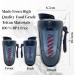 Qavi Protein Shaker Bottle 590ml Black - Stainless Steel Mixing Wire Ball, Tritan Material, BPA Free, Leakproof & Odourless - Buy Online on GoSupps.com