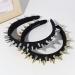 Miaija Studded Headband Punk Style Rivet Headband Spike Headband Hair Hoop Wicked Queen Headpiece for Women (Gold) - Buy Online on GoSupps.com