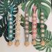 Swomze 5-Piece Cotton Pacifier Chain Set | Baby Pacifier Bands for Newborn Girls & Boys | Triangular Bib Suckers - Buy Online on GoSupps.com
