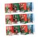 ABOOFAN 12pcs Christmas Tote Bag Bags Tote Bags Party Supplies Festival Packing Bag Paper Christmas Bag 23X19X9CM Assorted Color