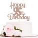 Sotpot Rose Gold Glitter 95 Cake Topper 95th Birthday Cake Decorations for Birthday Party Anniversary Party Supplies 95th Cake Topper