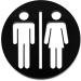WC Sign for Door - Men's Women's Disabled Mixed Pack of 4 - International Shipping Available - Buy Online on GoSupps.com