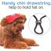 Pawaboo Dog Baseball Cap - Adjustable Sun Protection Hat for Puppies & Small Dogs Red with Ear Holes - Buy Online on GoSupps.com
