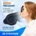 Zero Pressure 3D Contoured Sleep Mask for Men and Women - 100% Light Blocking Eye Shade for Travel and Nap - Buy Online on GoSupps.com