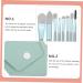 POPETPOP Travel Makeup Brushes Set | Soft Professional Mini Kits for Women | Perfect Cosmetic Tools - Buy Online on GoSupps.com