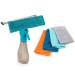 Home Accessories Spray Window Cleaner with Four Coloured Microfibre Cloths