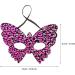 Sherchpry Sequin Butterfly Masquerade Mask - Carnival & Halloween Party Costume for Women | 19.50x14.00x0.50cm - Buy Online on GoSupps.com
