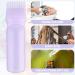 WLLHYF 2 Pack Root Comb Applicator Bottle 6 Ounce Hair Dye Bottle Brush Hair Oil Squeeze Bottles Plastic Hair Root Comb Color Applicator with Graduated Scale (Purple) - Buy Online on GoSupps.com