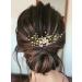Fairvir Silver Glittering Rhinestone Flower Hairpins for Bride - Pearl Hair Jewelry for Women & Girls (2 Pieces Gold) - Buy Online on GoSupps.com