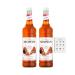 Monin Caramel Syrup Multipack x2 1L for Coffee. 100% Natural Flavours and Colourings Vegan-Friendly Allergen-Free with Gift Harbour Coffee Recipe Card