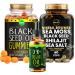 Maju Superfoods Black Seed Oil Gummies Oregano Oil and Mineral Replenish Capsules