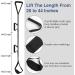 Multi-Loop Leg Lifter Strap for Easy Mobility - 42 Rigid Hand Strap with Padded Foot Loop and 3 Hand Grips - Ideal Aid for Getting in and Out of Bed, Couch, Car, and Wheelchair - Suitable for Adults, Elderly, Men, and Women - Buy Online on GoSupps.com