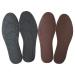 Brown Leather Insoles for Men Thin Leather Inserts for Dress Shoes Black Leather Shoe Inserts for Sandals Thin Shoe Liners Replacement for Sneakers and Boots 2 Pairs/Mens 9.5 M US Mens 9.5 M US Black+brown